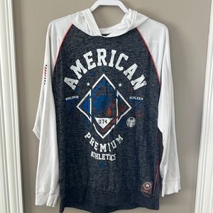 Hooded long sleeved TShirt